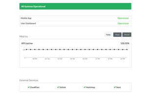 Status.io Status Page Example (Light Mode)