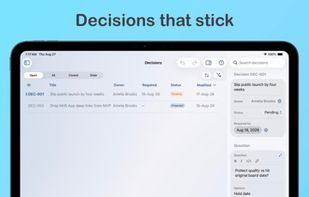 STATUS: Project Governance screenshot 1