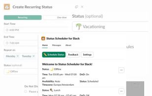 Status Scheduler screenshot 1