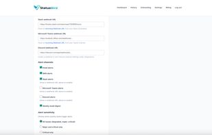 Send alerts to your phone, Email, Slack, Discord, Teams, Shopify