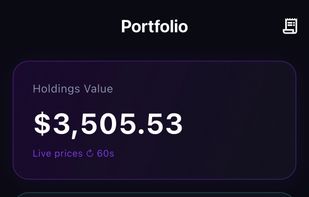 Monitor holdings, P&L, and detailed trade performance