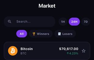 Browse real-time prices across 100+ coins sorted by market cap