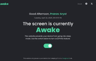 StayAwake_Minimal_Mode_Awake