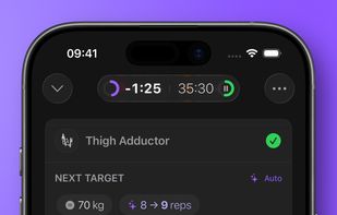 Steady Gym Log & Workout Tracker screenshot 1