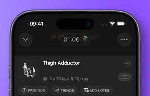 Steady Gym Log &amp; Workout Tracker screenshot 1