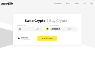 StealthEX.io screenshot 1