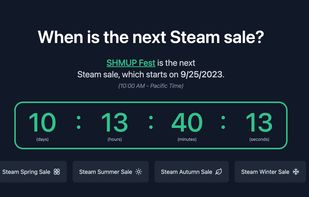 Steam sale tracker and countdown