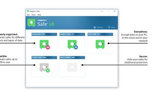 Steganos Safe screenshot 1