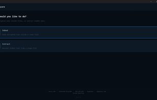 Stegcore screenshot 1