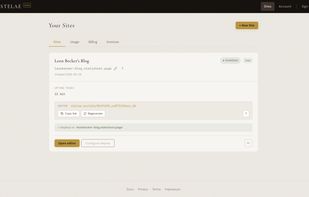 Stelae Dashboard