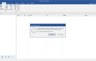 Launch Stellar Repair for Outlook and click ‘List Profiles’ or select ‘Choose Manually’.