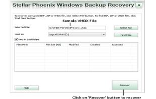 Stellar Extractor for Windows Backup screenshot 2