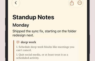 Steno Notes screenshot 2