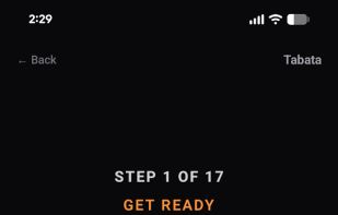 Timer page - before start