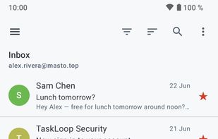 Sterna Mail screenshot 1