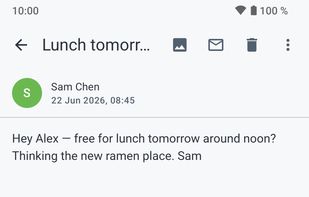 Sterna Mail screenshot 2