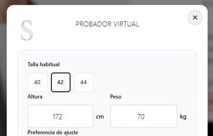 Size Calculator - Customers enter their usual size, height, weight, and fit preference to get an accurate size recommendation for each brand.