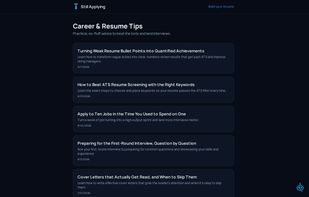 Articles on beating ATS screening and applying at volume