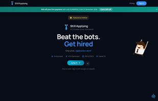 Still Applying: an ATS-optimised CV builder with keyword scoring