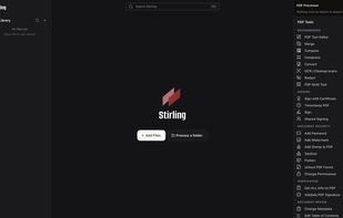 Stirling PDF screenshot 1