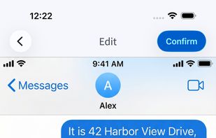 Redact names, numbers, and other private details before sharing.