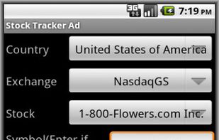 Stock Tracker screenshot 1