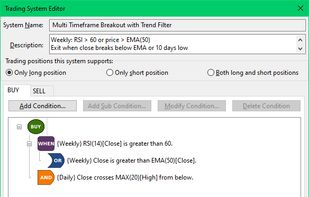 No code Trading System