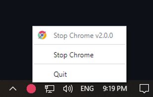 Stop Chrome screenshot 1