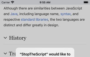 StopTheScript screenshot 3