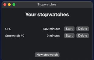 Stopwatches screenshot 1