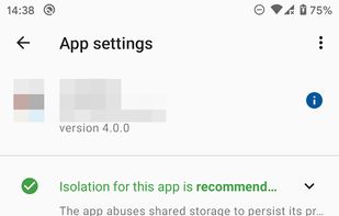 Storage Isolation screenshot 2