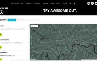 Customer Showcase 1 - custom map color scheme