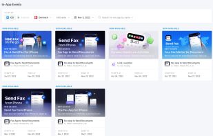 All in-app events are ready to be viewed in Market Intelligence.