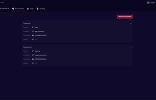 Multiple environments