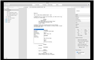Screenwriting Support (Mac)