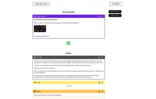 Intuitive Content Builder