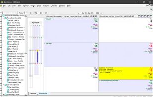 StoryServer calendar, week view
