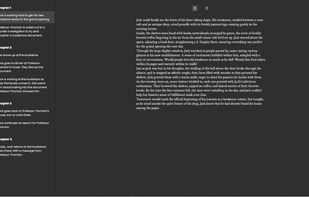 Storywriter Pro - dark mode