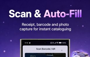 Scan a barcode, receipt, or room photo and auto-fill item details instantly.