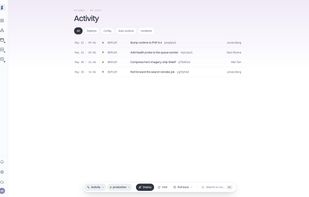 activity log