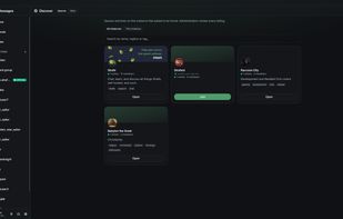 The Spaces Discover Page