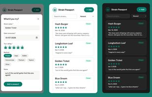 Strain Passport screenshot 1