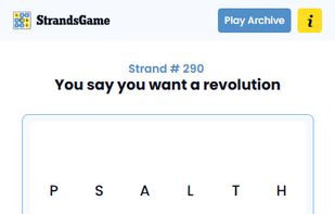 Strands Game screenshot 2