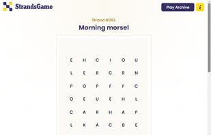 StrandsGame.info screenshot 1
