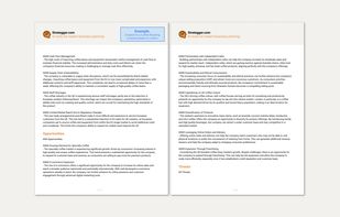 SWOT Analysis Example 2/3