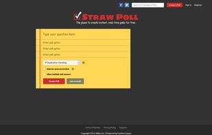 Straw Poll screenshot 1