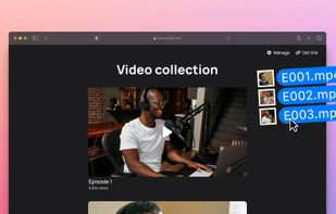 Share a video collection