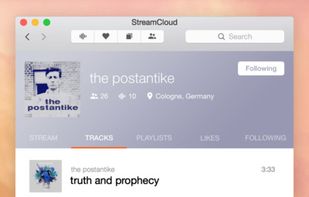 StreamCloud screenshot 2