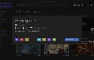 Streamlink Twitch GUI screenshot 2