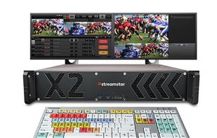 Streamstar X2
2 channel live production and streaming system
